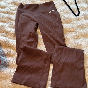 DFYNE brown low rise yoga pant